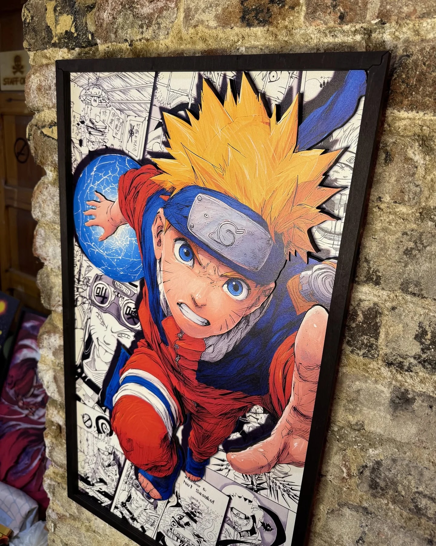 Naruto's Rasengan 3D panel