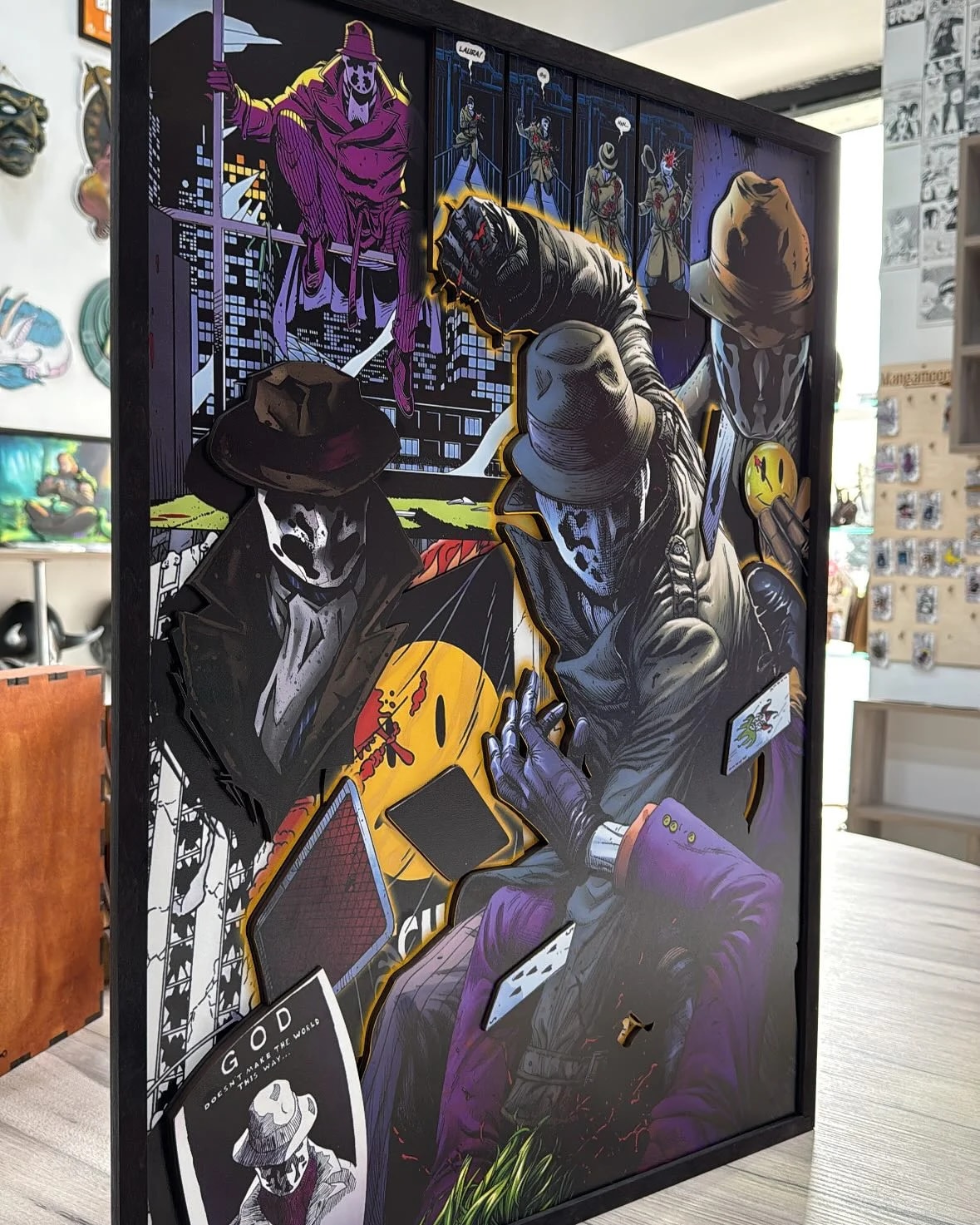 Watchman - Rorschach 3D panel
