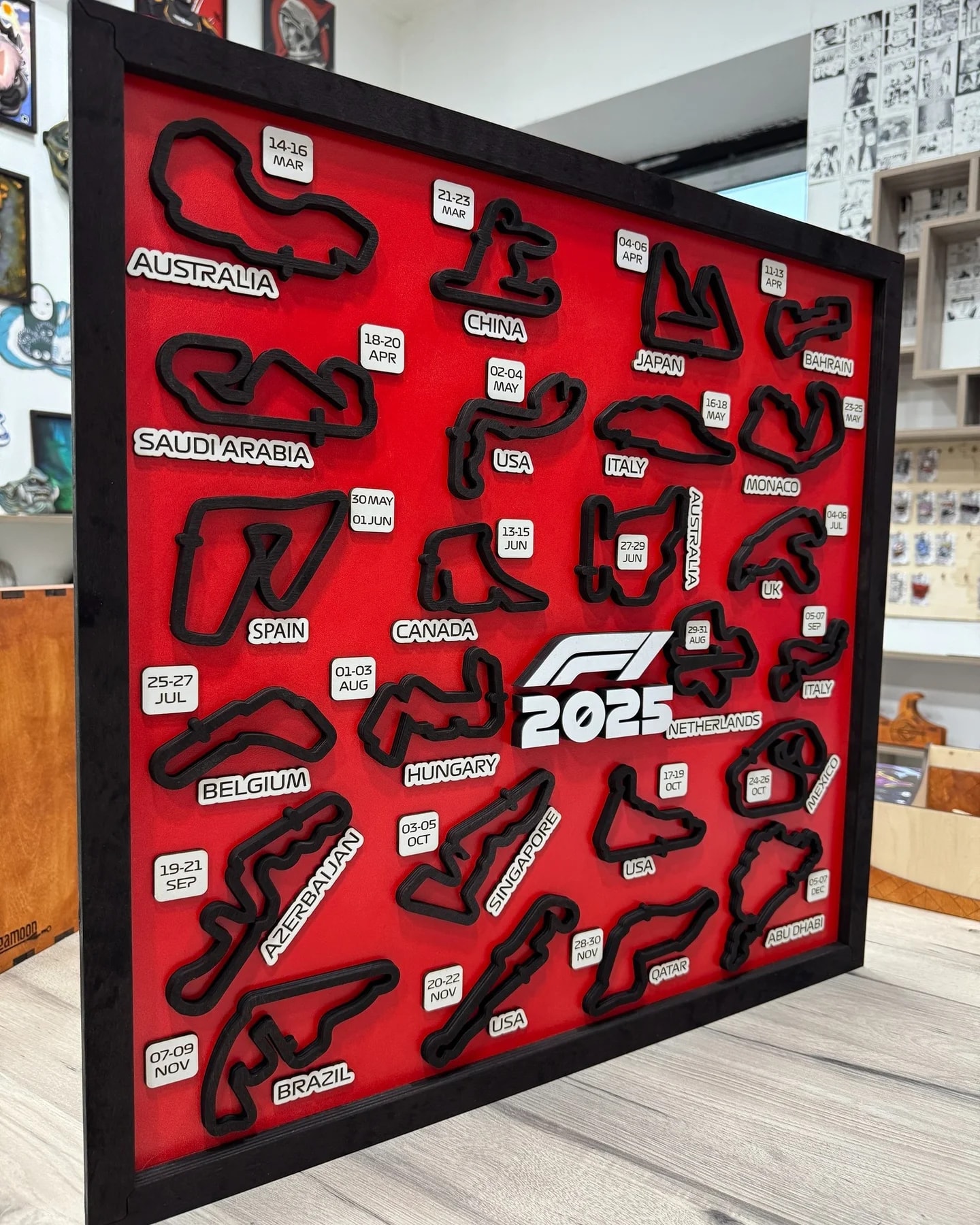 Formula 1 - F1 2025  3D panel