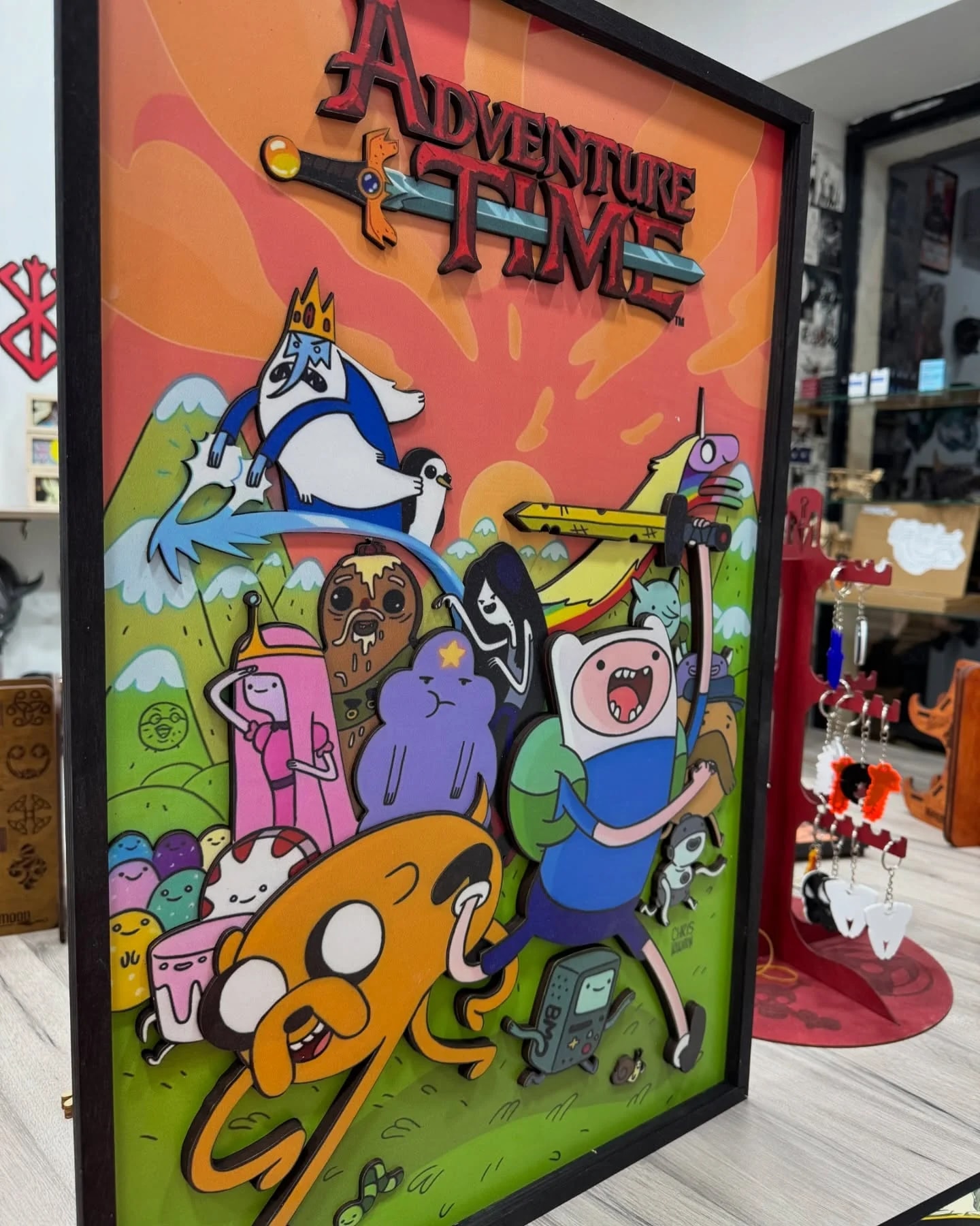 Adventure Time 3D panel