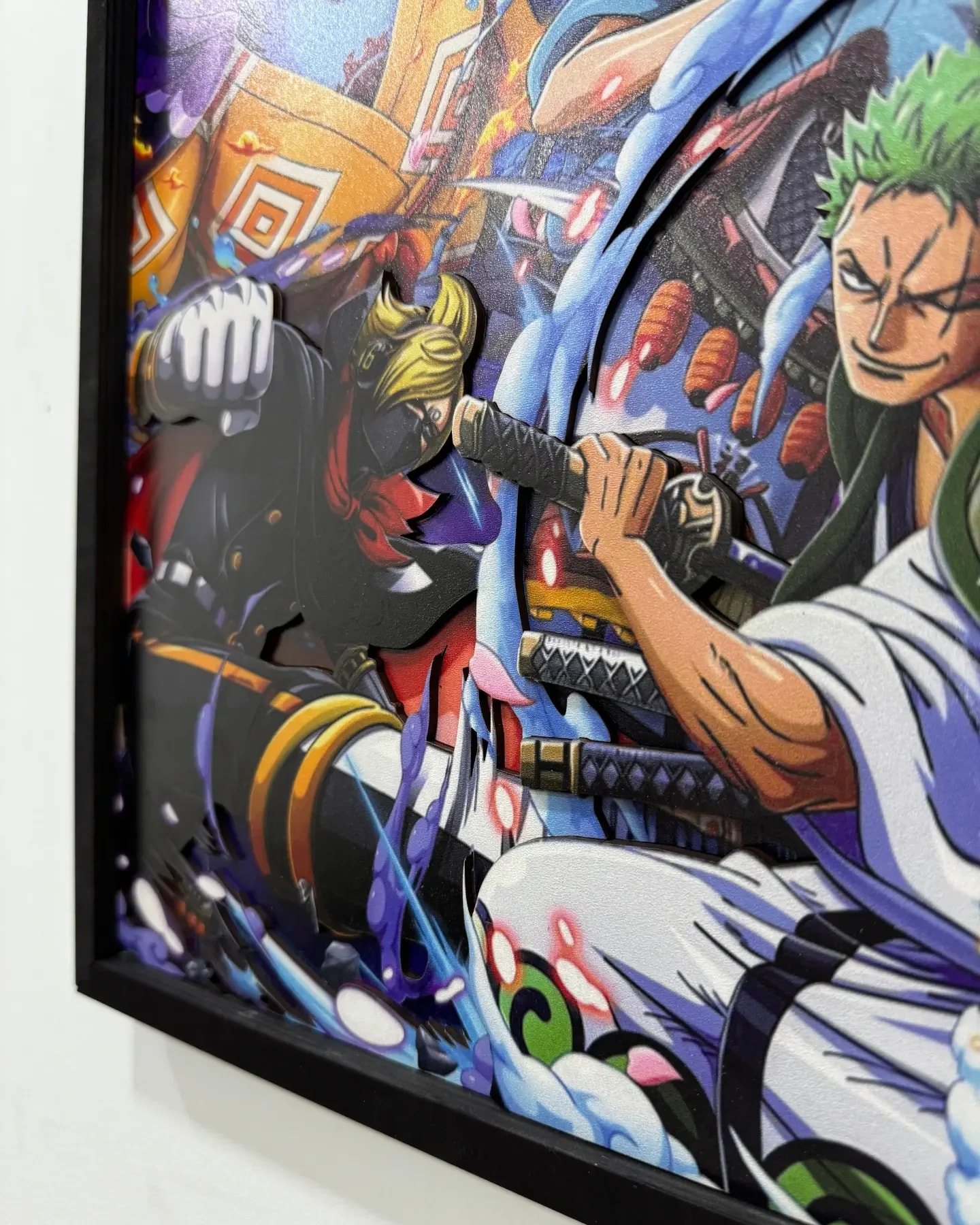 One piece - Luffy Crew 3D panel