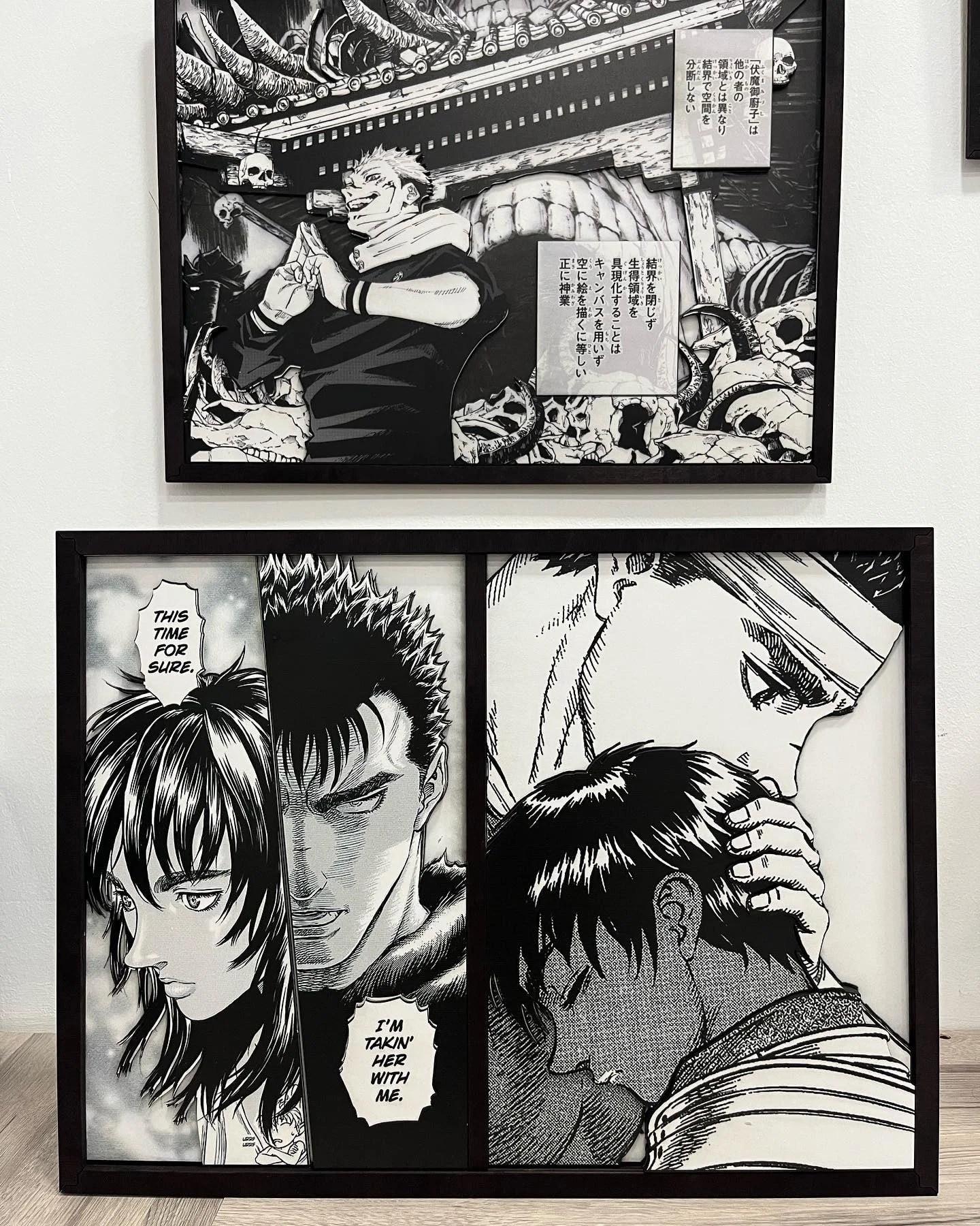 Berserk - Guts and Casca 3D panel