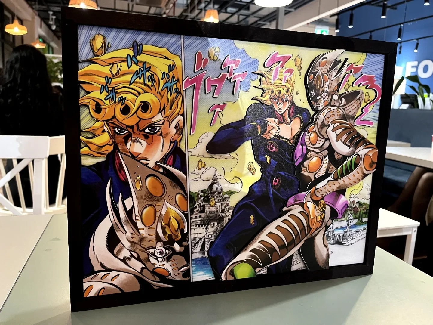 JoJo's Bizarre Adventure - Giorno Giovanna & Golden Experience 3D panel