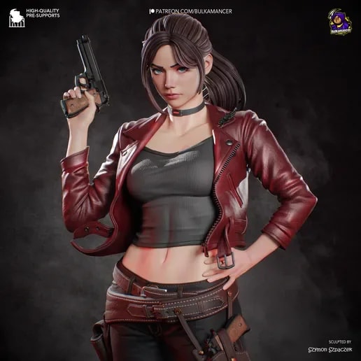 Claire Hand Painted Collectible Statue