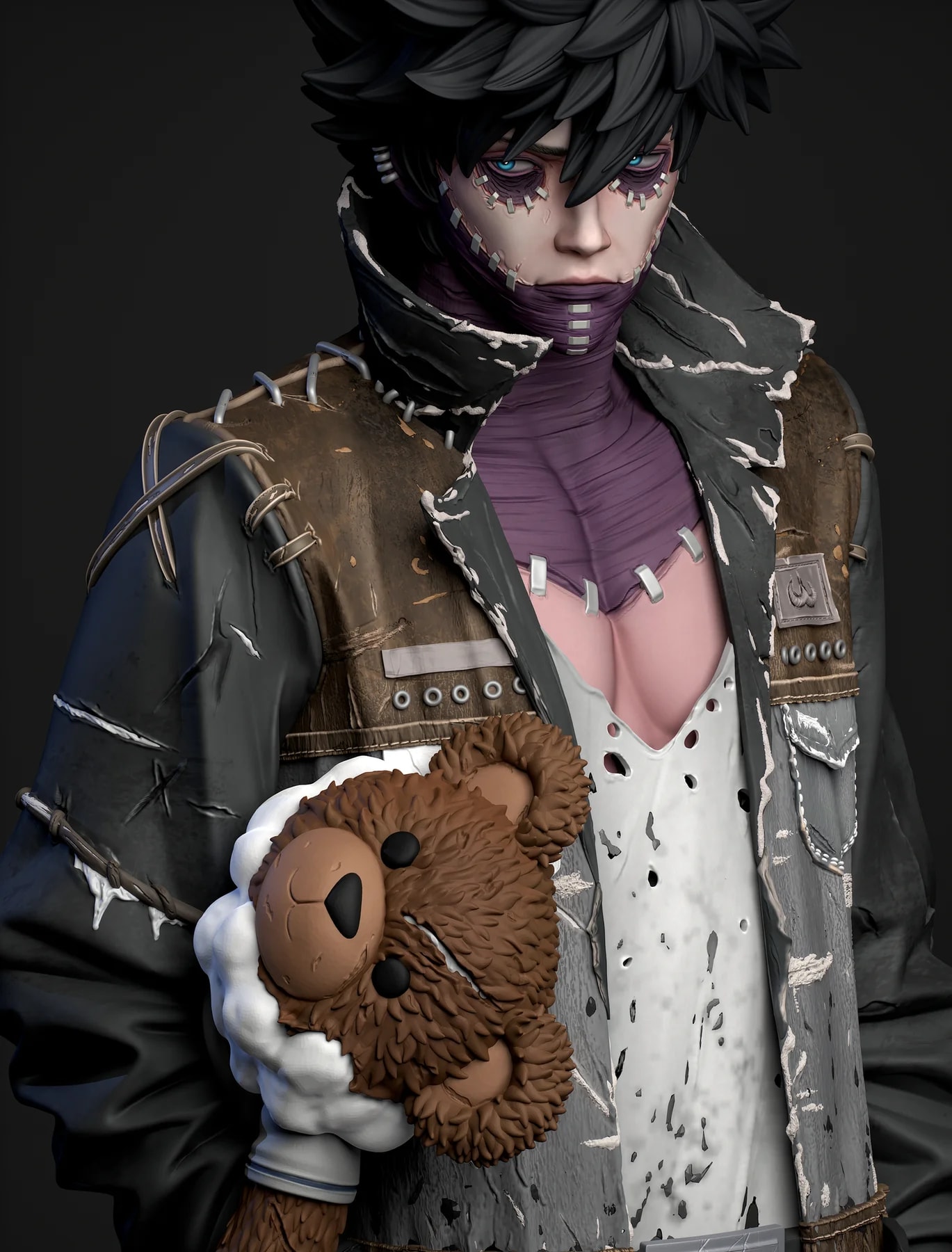 Dabi Hand Painted Collectible Statue