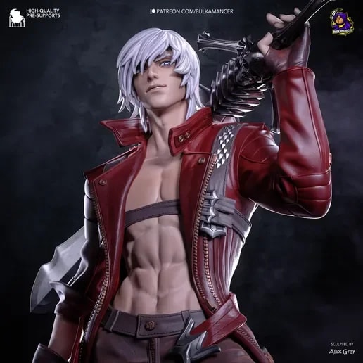 Dante Hand Painted Collectible Statue