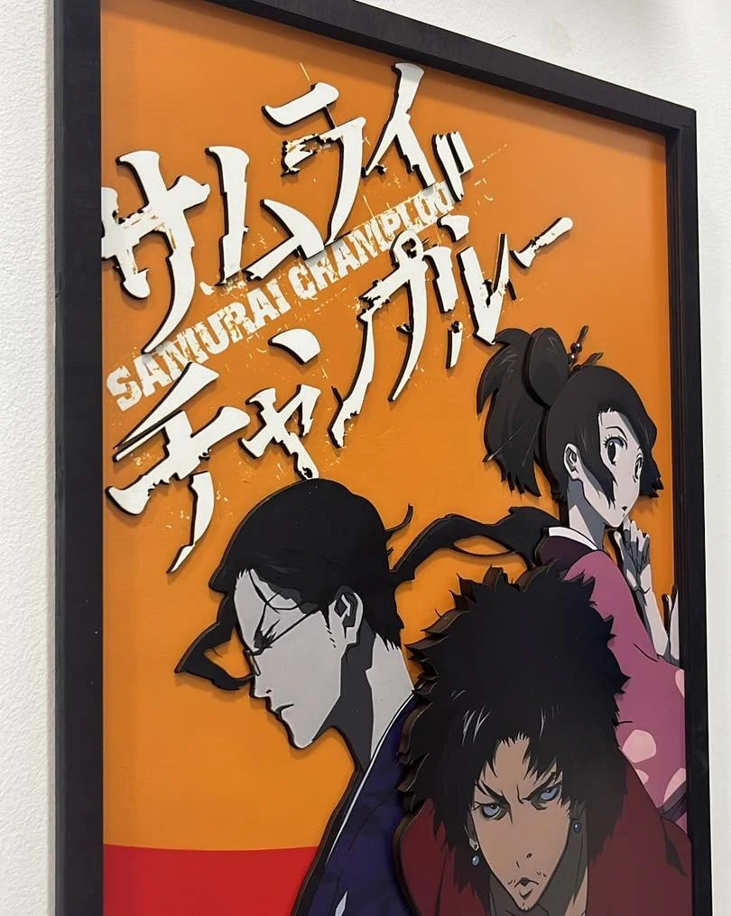 Samurai Champloo 3D panel