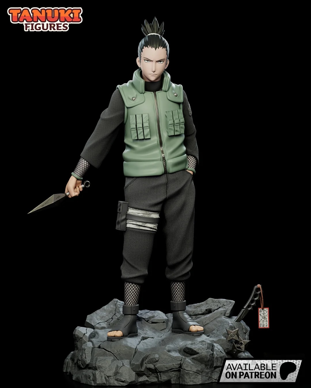 Shikamaru Nara - Naruto - Fullsize Hand Painted Collectible Statue